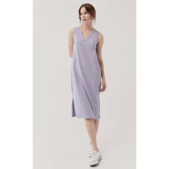 Pact Dresses & Skirts - PACT The Frame Cotton Midi Dress in Lavender Purple Minimalist Travel - Size S